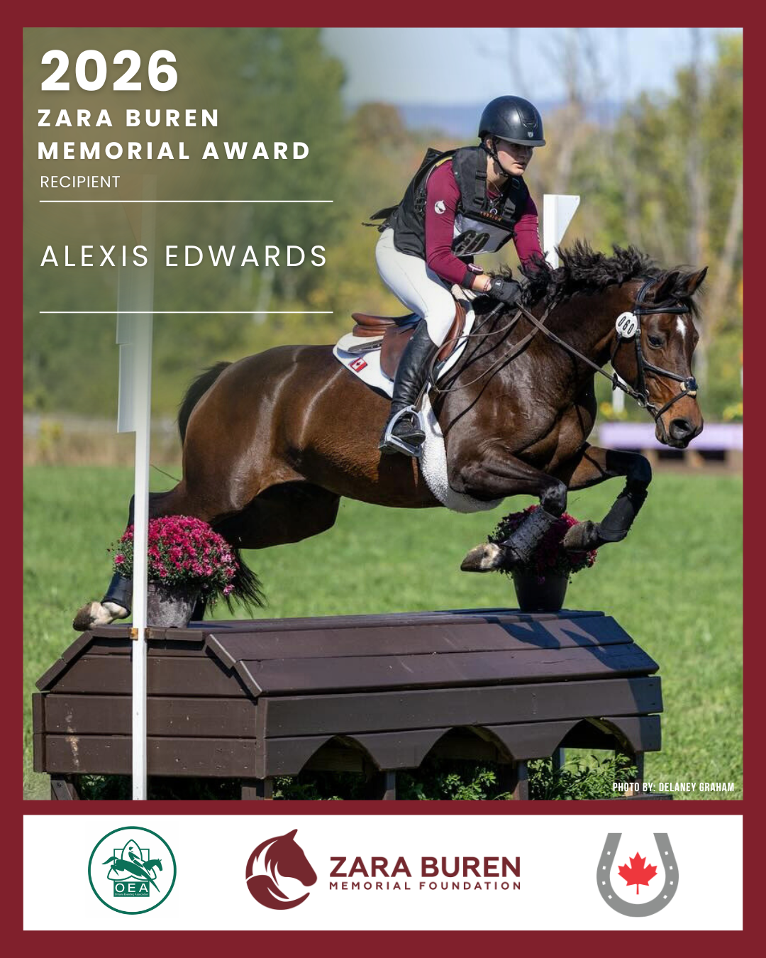 Zara Buren Memorial Award 2026 Recipient Alexis Edwards