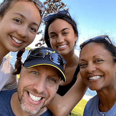 Zara Buren and her family